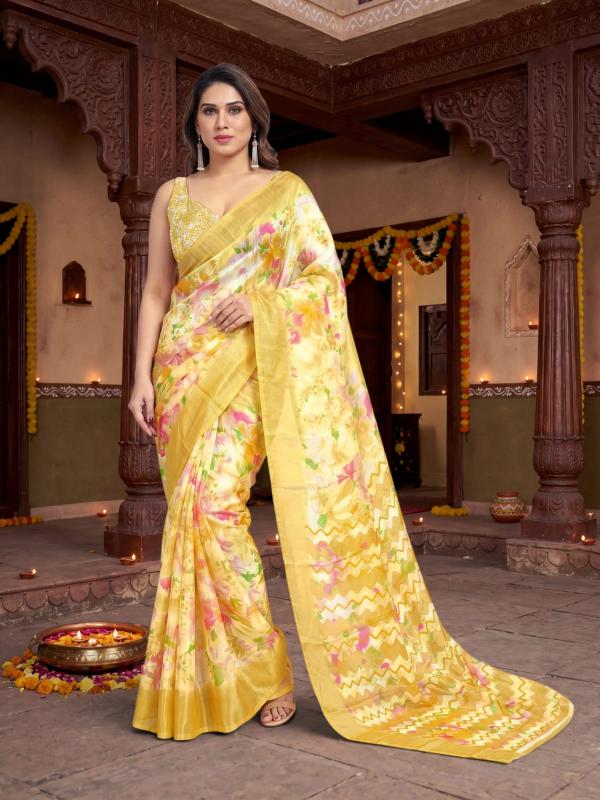 GC tushar silk saree wholesale cloth market in surat with price list